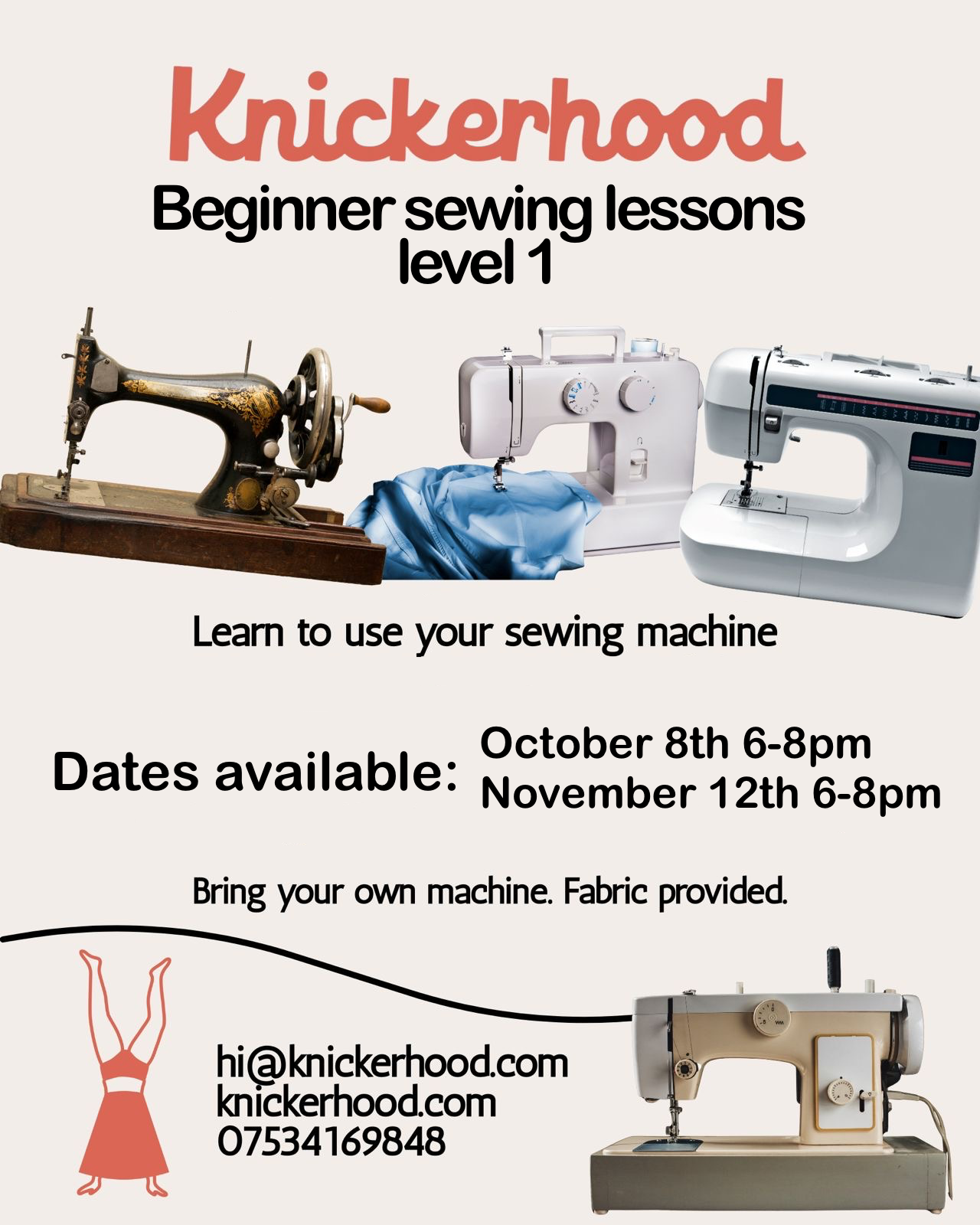 Sewing Lessons for Beginners - Beginner Level 1