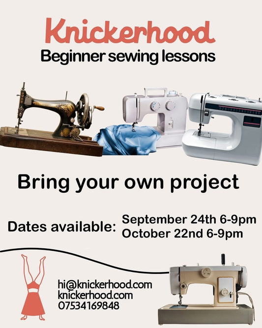 Sewing Lessons - Bring Your Own Project