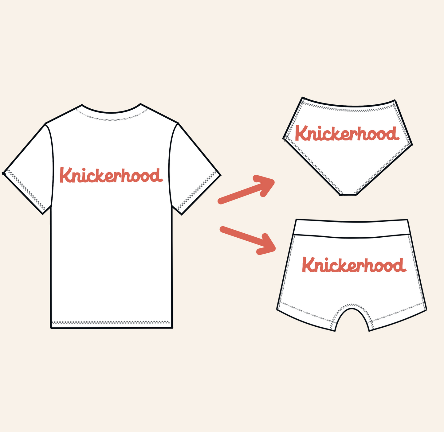 Knickerhod Bespoke T-shirt Pants