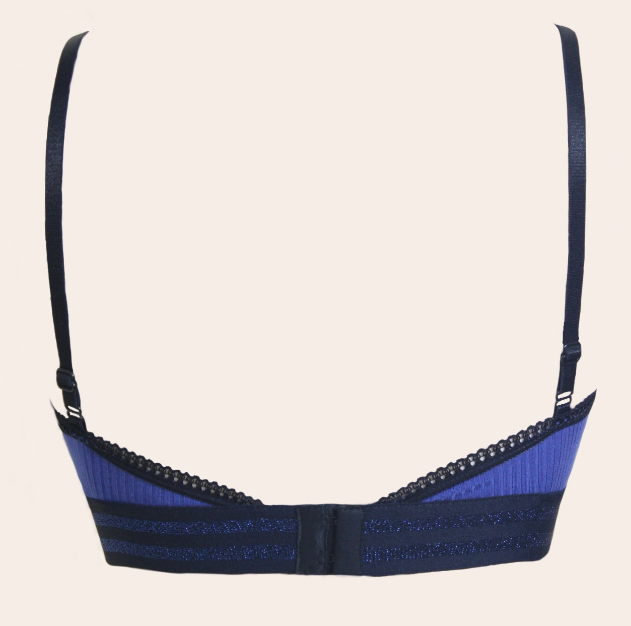 Knickerhood Soft Bra Blue - Ribbed TENCEL™ - Sustainable Underwear