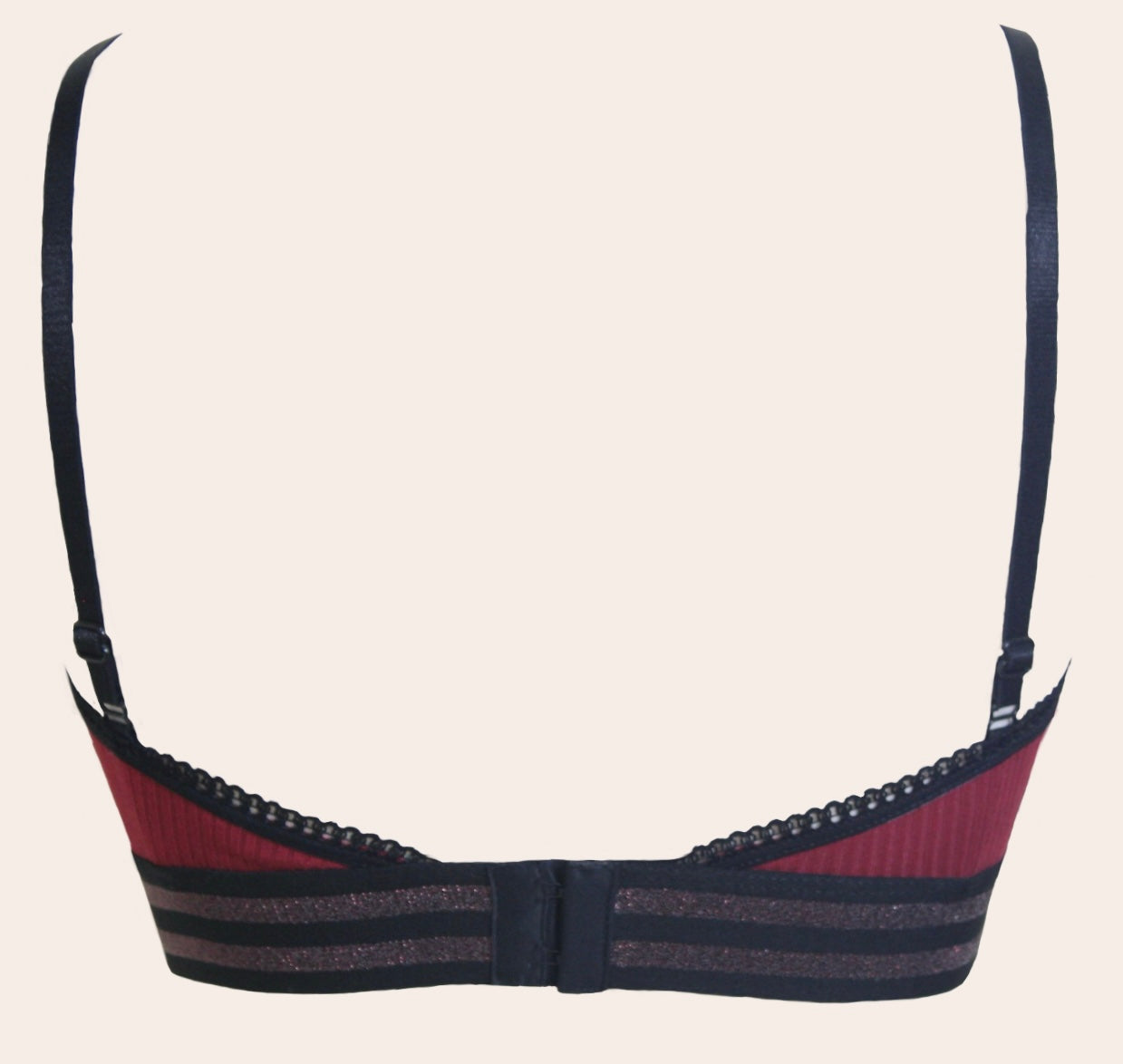 Knickerhood Soft Bra Red - Ribbed TENCEL™ - Sustainable Underwear
