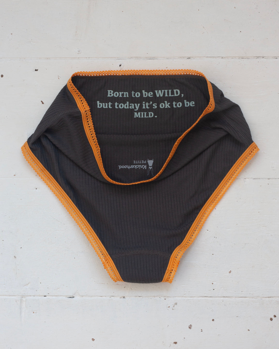 Knickerhood Emotionally Supportive Knickers - WILD -  Ribbed TENCEL™ - Sustainable full-brief knicker