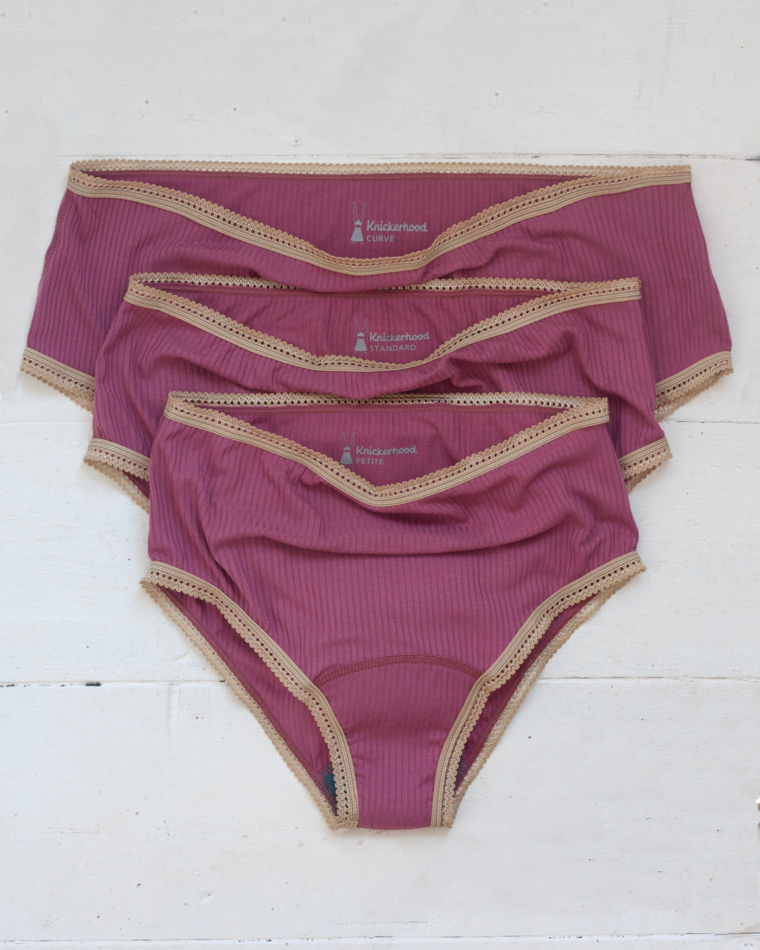 Knickerhood Emotionally Supportive Knickers - HAIR FLICK -  Ribbed TENCEL™ - Sustainable full-brief knicker